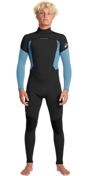 2026 Quiksilver Mens Prologue+ 3/2mm Back Zip Wetsuit 25AW213514 - Cloud Blue